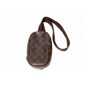 LOUIS VUITTON ルイヴィトン ポシェット・ガンジュ ボディバッグ ウエストポーチ ショルダーバッグ BROWN ブラウン M51870 スペイン製 /● メンズ