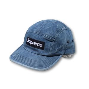 シュプリーム SUPREME 2024SS SUPREME シュプリーム Washed Chino Twill Camp Cap ウォッシュド チノツイル キャンプキャップ 帽子 FREE INDIGO インディゴ USA製 /● メンズ