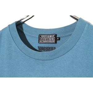 2025SS HYSTERIC GLAMOUR ヒステリックグラマー VAMPIRELLA RUNNING RED S/S TEE バンピレラ 半袖Tシャツ カットソー M BLUE ブルー 02251CT44 /● メンズ