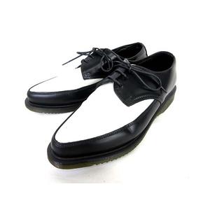 ドクターマーチン DR.MARTENS アリエン マニッシュ シューズ レザー バイカラー ドレス 4 白×黒 1025 ■CA2 レディース