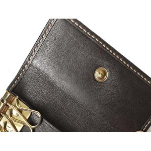 グッチ GUCCI キーケース GG柄 キャンバス 6連 ブラウン 181599