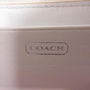 コーチ COACH L字ファスナー 長財布 シグネチャー パッチワーク 