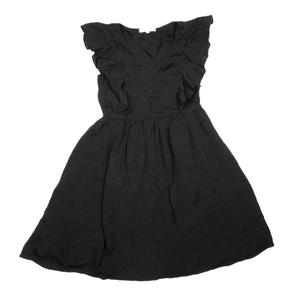 ポール ジョー シスター Paul Joe Sister シルク ワンピース ノースリーブ ハーフ フリル フレア 36 黒 ブラック 13 6 レディース 012 ベクトルパーク