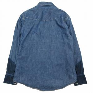 visvim デニムシャツ インディゴ ウエスタン 1 コットン リネン