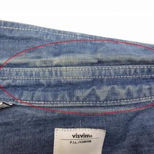 visvim ヴィズヴィム　シャツ　リネン　チェック柄　2013 古着　1 visvim ヴィズヴィム シャツ リネン チェック柄 2013 古着 1