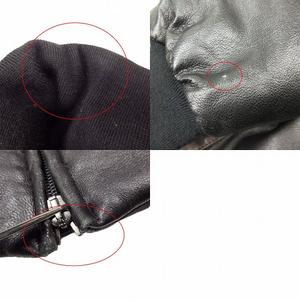 美品 モンクレール MONCLER 茶タグ CHINE シーヌ レザー ダウン 