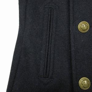 極美品 サンローラン パリ SAINT LAURENT PARIS メルトン ピーコート P