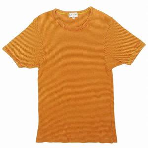 美品 ポールスミス PAUL SMITH ヴィンテージ ボーダー ニット トップス 半袖 ストレッチ クルーネック コットン オールド アーカイブ vintage サイズF 赤 レッド 黄 イエロー レディース/7