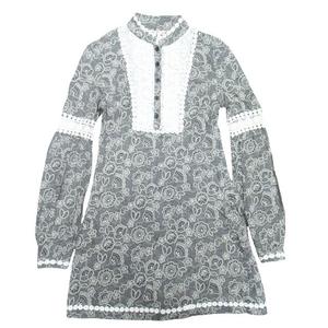 美品 フリーピープル Free People ペイズリー柄 ボヘミアン チュニック  