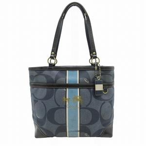 コーチ COACH 12494 ヘリテージストライプ トートバッグ PVC レザー 