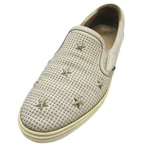 ジミーチュウ JIMMY CHOO スター スタッズ スリッポン レザー シューズ 