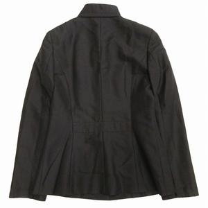 ハロッズ Harrods モヘア 100％ ジャケット フライフロント 比翼ボタン 