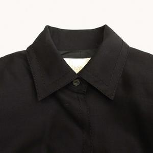 ハロッズ Harrods モヘア 100％ ジャケット フライフロント 比翼ボタン 