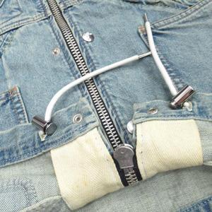 18aw サカイ sacai ボアカラー デニムジャケット ウォッシュ加工  