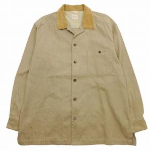 パパス カバーオール コットンコート コーデュロイ襟 刺繍ロゴ パパス