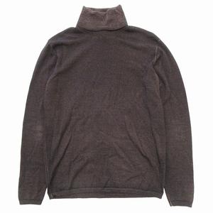 美品 クルチアーニ cruciani DOLCEVITA ウール ハイゲージ タートルネック ニット セーター トップス プルオーバー 長袖 CU094G.D01F6V サイズ46 ダークブラウン こげ茶 メンズ/4