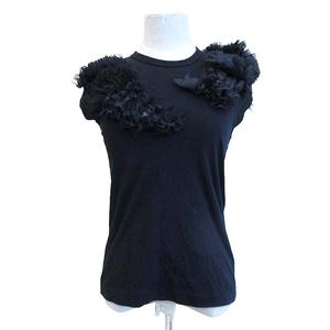 【BLACK COMME des GARCONS 】ノースリーブブラウス COMME des GARCONS コムデギャルソンCOMME 製品染めレース