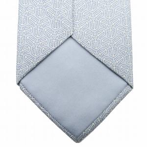 エルメス HERMES アンカー柄 ネクタイ シルク ツイル 錨 総柄 レギュラータイ フランス製 7128FA ブルー系/●J53/メンズ/EK3 