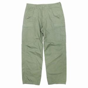美品 24AW ステューシー STUSSY Ripstop Military Cargo リップストップ ミリタリー カーゴパンツ ボトムス コットン 116668 サイズ32 カーキ モスグリーン メンズ/☆C40 