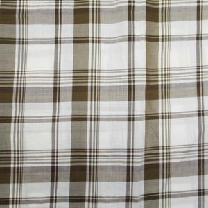 極美品 20ss ドリスヴァンノッテン DRIES VAN NOTEN CASUL 9211 M.W.SHIRT ECR チェック スリーブレス シャツ ノースリーブ カットソー 総柄 46 オフホワイト×ブラウン アーカイブ コレクションピース/△E05/メンズ 