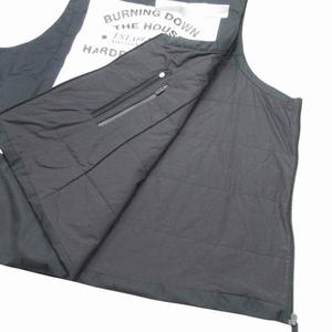 未使用品 19aw ラフシモンズ RAF SIMONS TEMPLA コラボ プリマロフト オーバーサイズ ベスト プルオーバー アウター ビッグシルエット S 黒 ブラック 192-201/△E07/メンズ 