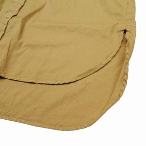 未使用品 18ss ドリスヴァンノッテン DRIES VAN NOTEN CHEVIOT 5241 M.W.SHIRT MUS ワークシャツ 長袖 ブラウス カットソー 48 マスタード/△E06/メンズ 