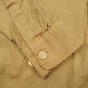 未使用品 18ss ドリスヴァンノッテン DRIES VAN NOTEN CHEVIOT 5241 M.W.SHIRT MUS ワークシャツ 長袖 ブラウス カットソー 48 マスタード/△E06/メンズ 