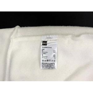 ジーユー GU オーバーサイズ スウェット プルオーバー 長袖 ホワイト