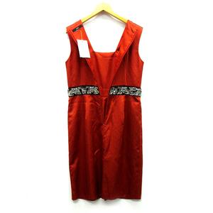カエン Kaene ビジュー ドレス ワンピース 膝丈 ノースリーブ シルク コットン オレンジ 2 レディース 013 ベクトルパーク カエン Kaene ビジュー ドレス ワンピース 膝丈 ノースリーブ シルク コットン オレンジ 2 レディース 013 ベクトルパーク