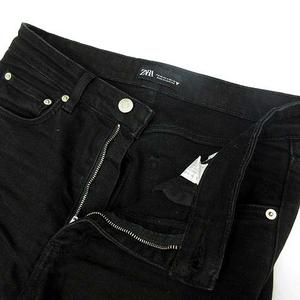 ザラ Zara ハイライズ スキニー デニム パンツ ジーンズ ストレッチ ブラック 黒 38 メンズ 013 ベクトルパーク