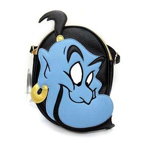 未使用品 ディズニー Disney アラジン ジーニー ショルダー バッグ 斜め掛け ポシェット キャラクター ブラック 黒 レディース 013 ベクトルパーク