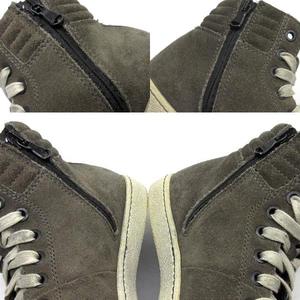 サントーニ SANTONI アンティーク加工 スエード ハイカット