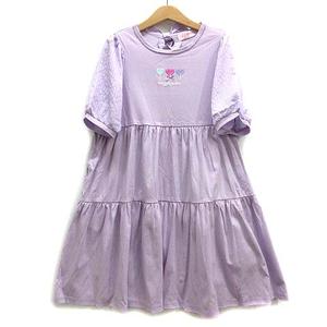 メゾピアノ mezzo piano ロリポップ ティアード ワンピース 半袖  