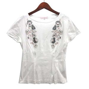 ハナエモリ HANAE MORI アルマアンローズ ALMA en ROSE ボートネック T 