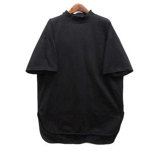 マチャット MACHATT バックオープン ハイネック Tシャツ 半袖 コットン 