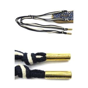 ルイヴィトン LOUIS VUITTON エスパドリーユ レースアップ フラット サンダル ナチュラル ネイビー 34.5 約22cm レディース