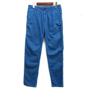 ブルーブルー BLUE BLUE ハリウッドランチマーケット リサイクルファイバー インディゴ パンツ ブルー 青 1 メンズ