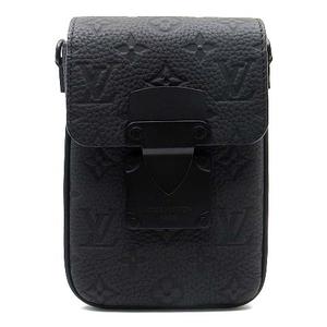 ルイヴィトン LOUIS VUITTON Sロック ヴェルティカル ウェアラブル ウォレット ショルダーバッグ モノグラム トリヨン レザー M81524 ブラック 黒 美品 ☆AA★ メンズ