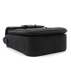 ルイヴィトン LOUIS VUITTON Sロック ヴェルティカル ウェアラブル ウォレット ショルダーバッグ モノグラム トリヨン レザー M81524 ブラック 黒 美品 ☆AA★ メンズ