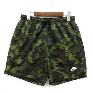 ナイキ NIKE フロウ カモ ウーブン ショートパンツ 迷彩 カモフラ CE SHORT WVN FLOW CJ4551-331 グリーン 緑 M メンズ
