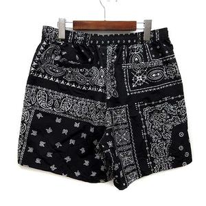 Bristol 水色 バンダナ柄 Sサイズ ショートパンツ　ペイズリー Bristol 水色 バンダナ柄 Sサイズ ショートパンツ ペイズリー