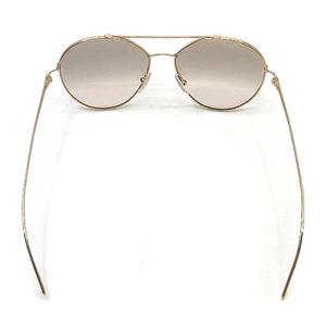 プラダ PRADA メタルフレーム サングラス ミラーレンズ ピンクゴールド  