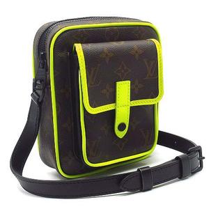 ルイヴィトン LOUIS VUITTON モノグラム マカサー クリストファー ウエアラブル ウォレット ショルダーバッグ クロスボディ M80793 RFID メンズ