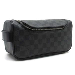 ルイヴィトン LOUIS VUITTON ダミエ グラフィット トワレ ポーチ セカンドバッグ N47625 メンズ
