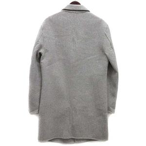 ザラマン ZARA MAN ウール混 チェスター コート 2B グレー S 1255/450