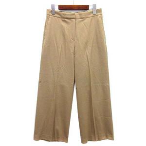 セオリーリュクス theory luxe サキソニー ソフト ウール セミワイド アンクル パンツ SAXONY.SOFT FEDORA キャメル 40 レディース