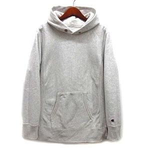 チャンピオン CHAMPION リバースウィーブ スエット プルオーバー パーカー 裏起毛 シルバーグレー M CSS5111 メンズ