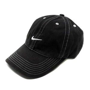 ナイキ NIKE 00s 銀タグ ロゴ キャップ 帽子 コットン ブラック 黒 590892 メンズ レディース