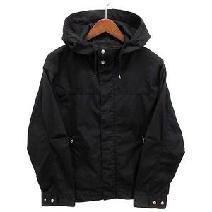 グリーンレーベルリラクシング ユナイテッドアローズ green label relaxing ショート フード ブルゾン パーカー ブラック 黒 38 レディース