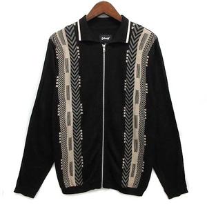 ショット SCHOTT 長袖 ジップ ニット カーディガン ハイゲージ LS ZIP KNIT CARDIGAN ブラック 黒 S 782-4141001 メンズ